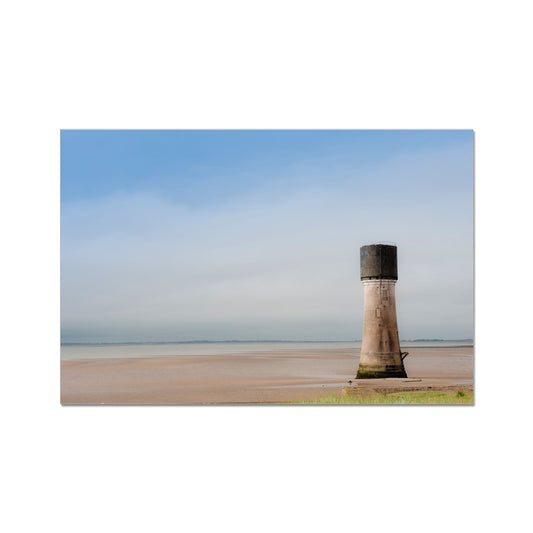 Low lighthouse at Spurn Point. UK Fine Art Print