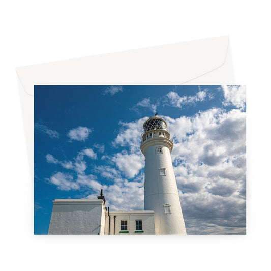 Flamborough Head Lighthouse, East Riding of Yorkshire. England, UK Greeting Card