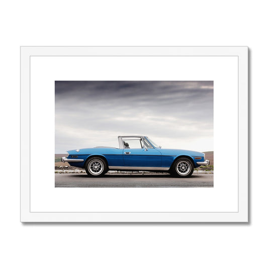 Triumph Stag car Framed & Mounted Print