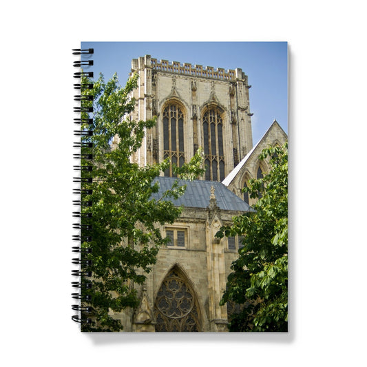 York Minster seen from Dean's Park, York, North Yorkshire, UK Notebook