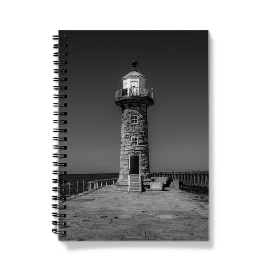 East Lighthouse on East Pier,  Whitby, UK. Notebook