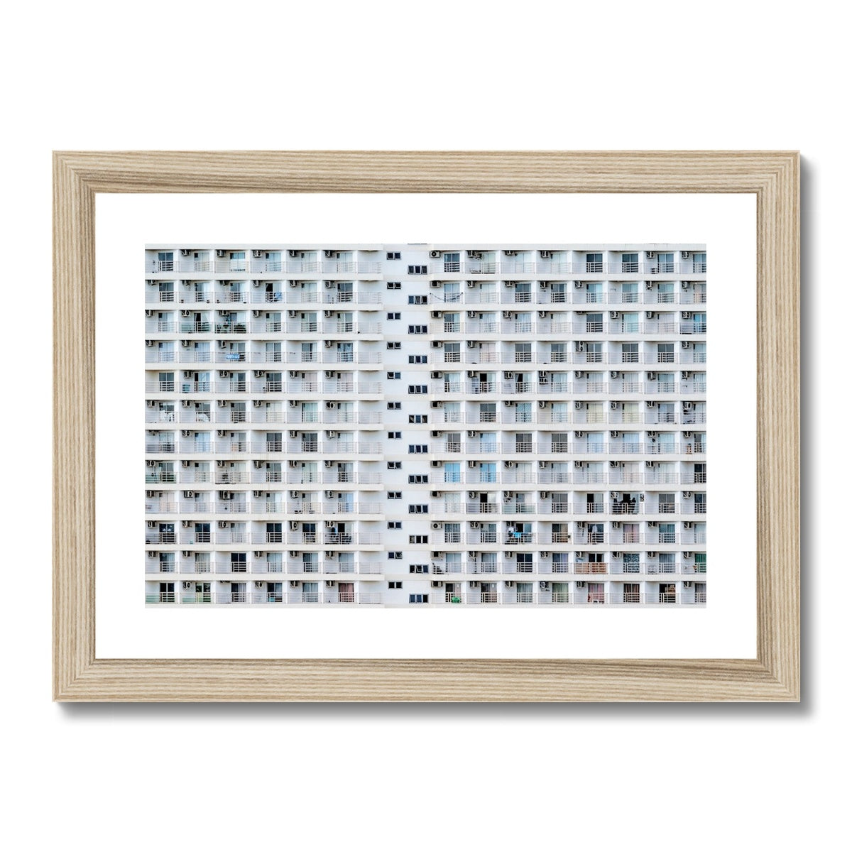 Apartment block Framed & Mounted Print