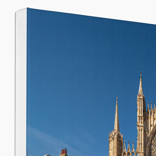 The Great East Window of York Minster seen from College Street,York. UK Canvas
