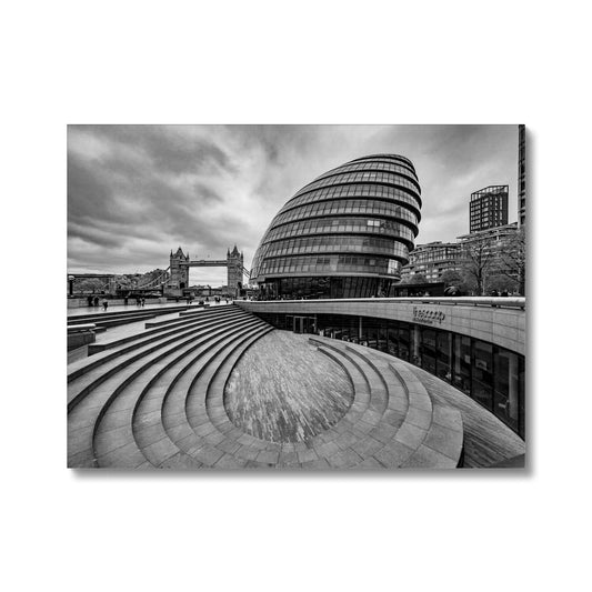 City Hall and The Scoop with Tower Bridge, London. Canvas