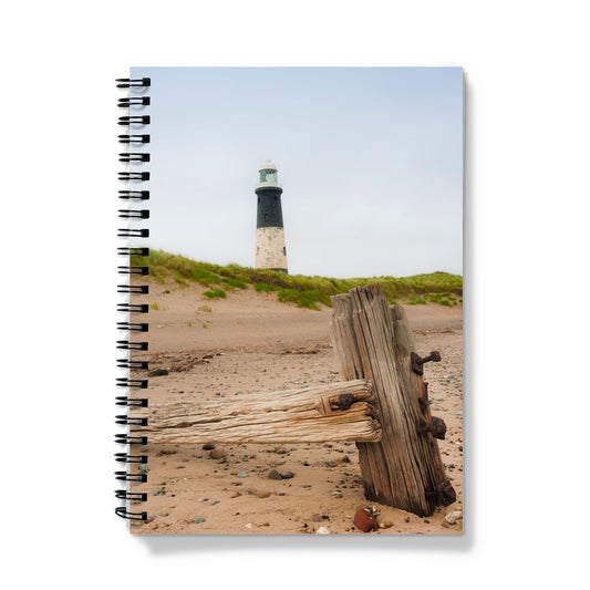 Lighthouse at Spurn Point, Humberside. UK. Notebook