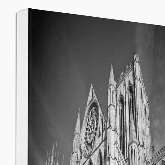 Rose Window in the South Front of York Minster Canvas