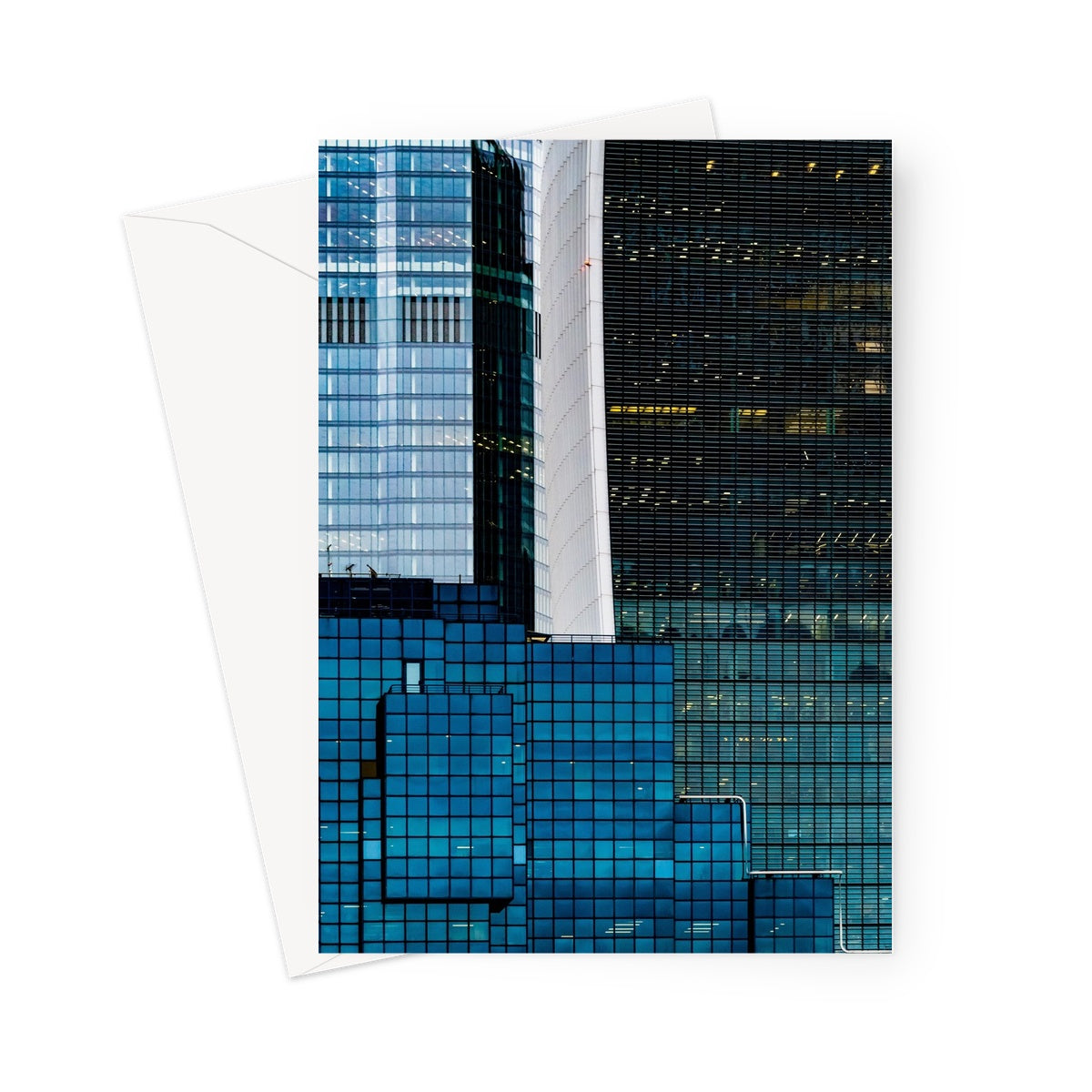 City Buildings Greeting Card