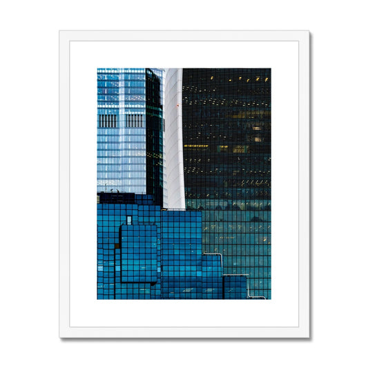 City Buildings Framed & Mounted Print