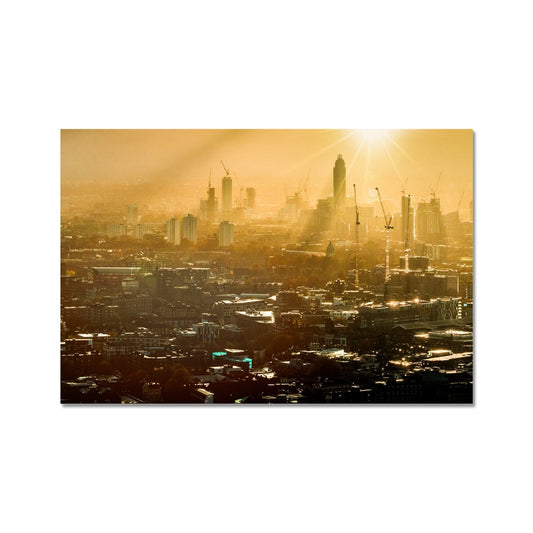 Sunset over the City of London Fine Art Print