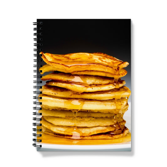 Pancake stack with syrup Notebook