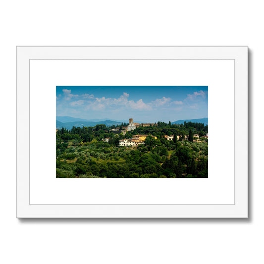 Church of  San Miniato al Monte. Florence, Italy. Framed & Mounted Print