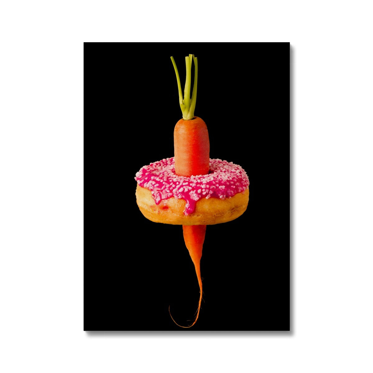 Carrot and Doughnut dilemma!  Canvas