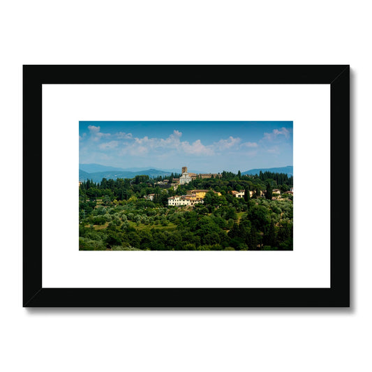 Church of  San Miniato al Monte. Florence, Italy. Framed & Mounted Print
