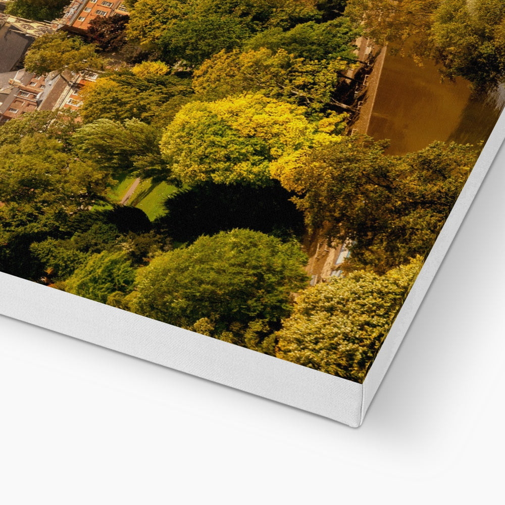 Aerial view of York Minster, North Yorkshire, UK Canvas