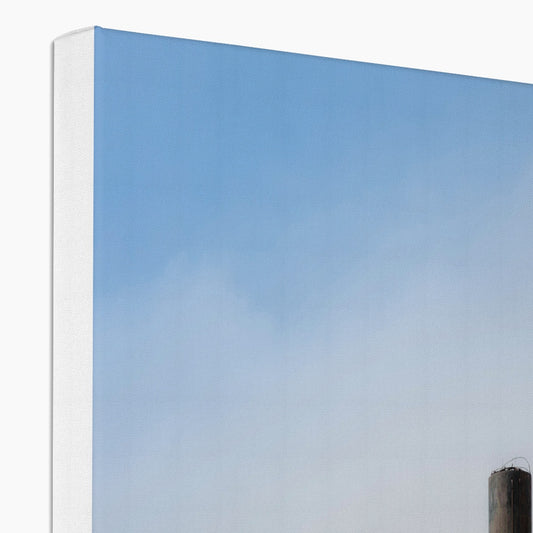 Low lighthouse at Spurn Point. UK Canvas