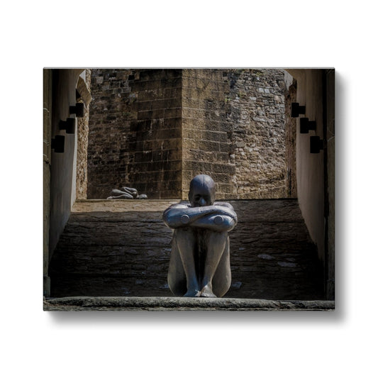 Antony Gormley HUMAN sculpture exhibition at  Forte di Belvedere, Florence, Italy Canvas