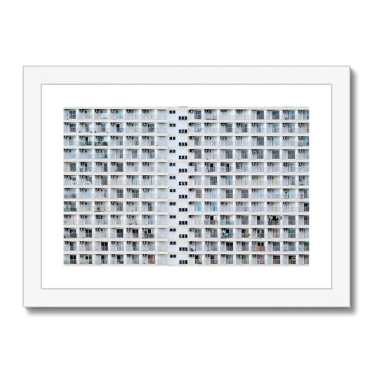 Apartment block Framed & Mounted Print