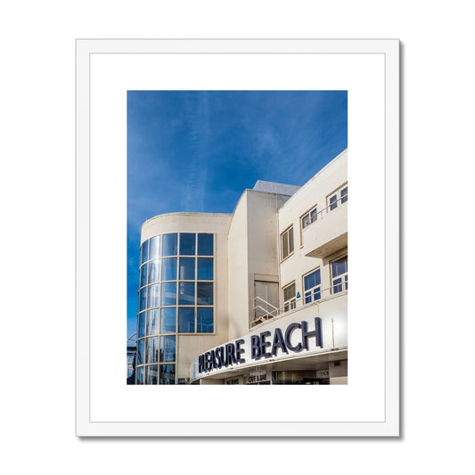 Art Deco exterior of Blackpool Pleasure Beach. UK. Framed & Mounted Print