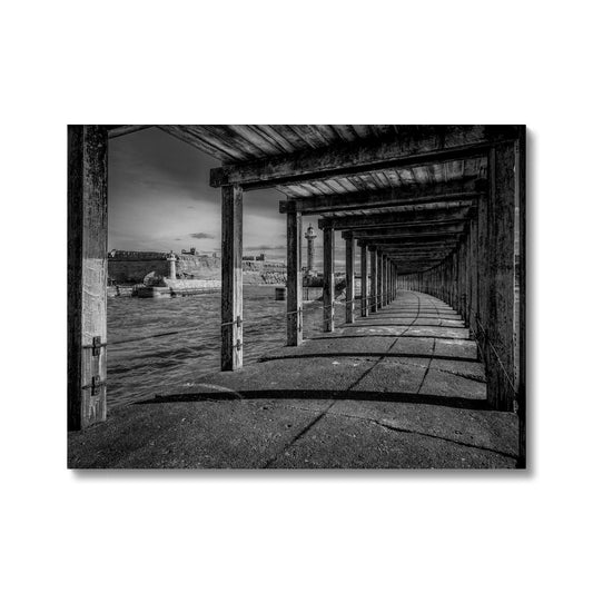 West Pier, Whitby, UK. Canvas
