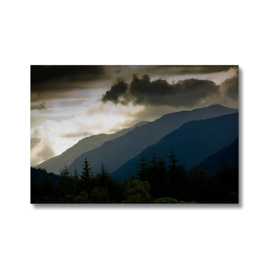 Mountain view from Balquhidder, Perthshire, Scotland Canvas