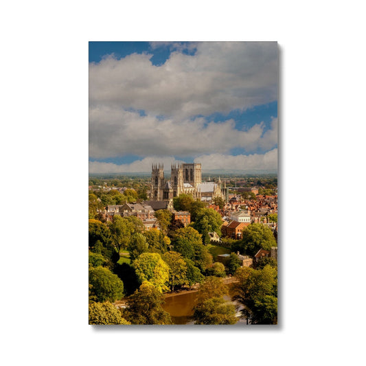 Aerial view of York Minster, North Yorkshire, UK Canvas