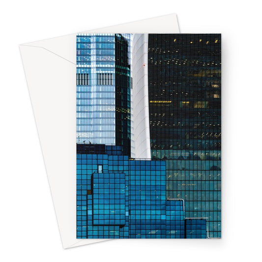 City Buildings Greeting Card