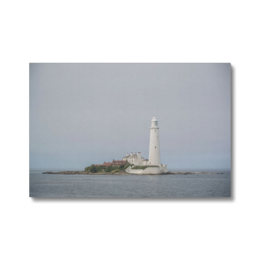 St Mary's Island and lighthouse. Whitley Bay, Tyne and Wear. UK Canvas