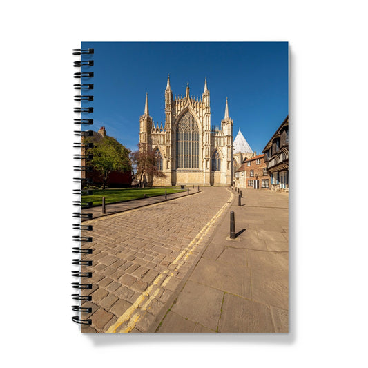 The Great East Window of York Minster seen from College Street,York. UK Notebook