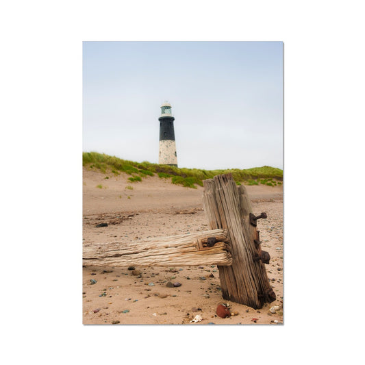 Lighthouse at Spurn Point, Humberside. UK. Fine Art Print