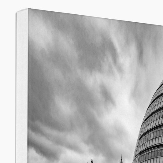 City Hall and The Scoop with Tower Bridge, London. Canvas