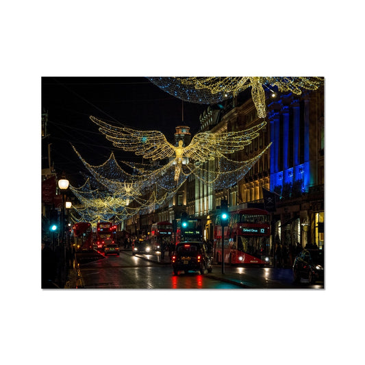 Regent Street Christmas lights, London. UK. Fine Art Print