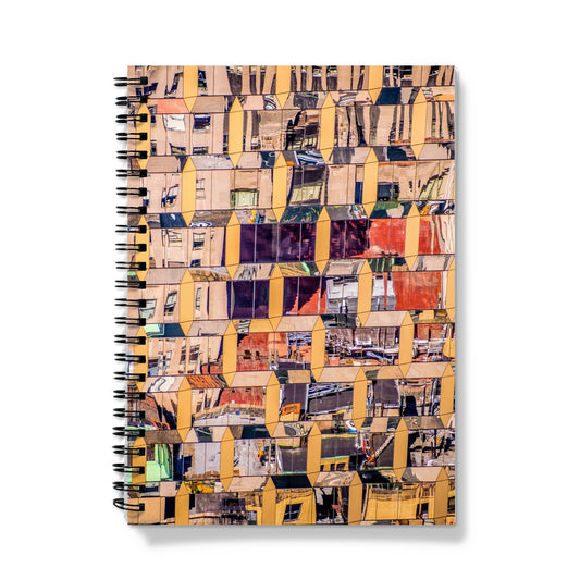 Abstract building reflections Notebook