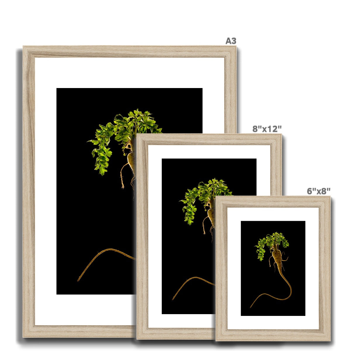 Quirky Parsnip Framed & Mounted Print