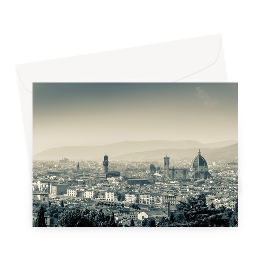 Florence Cathedral with its Brunelleschi dome, Italy. Greeting Card