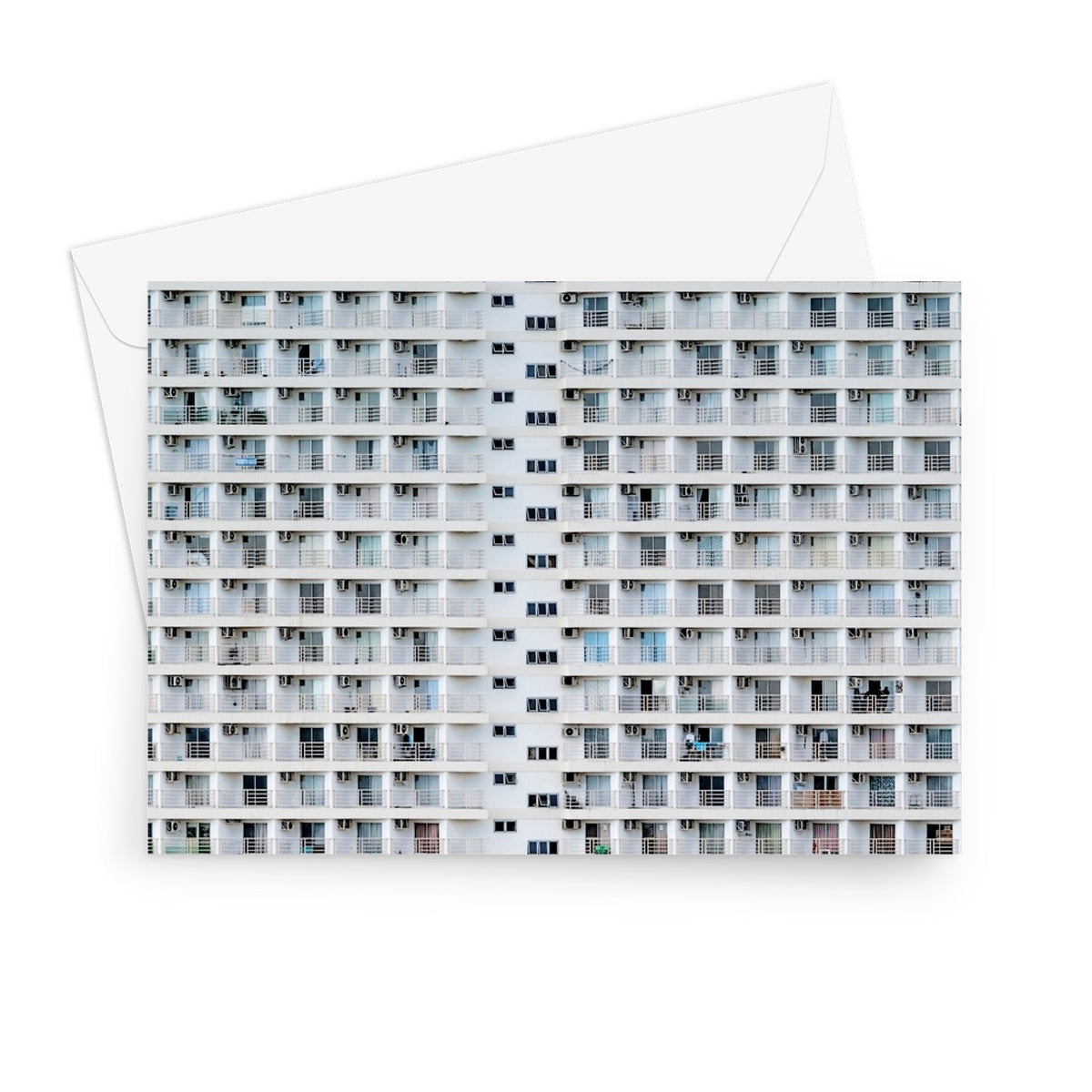 Apartment block Greeting Card