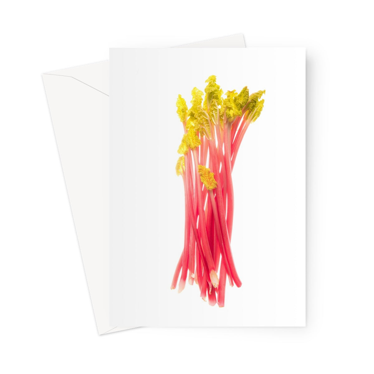 Early forced rhubarb Greeting Card