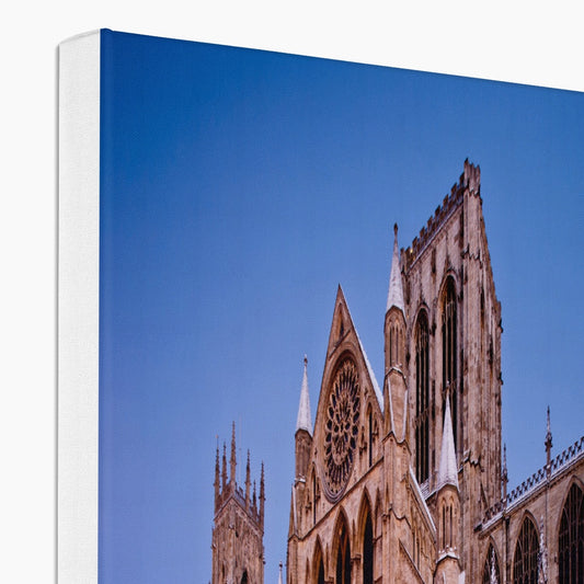 York Minster in the snow, York, UK. Canvas